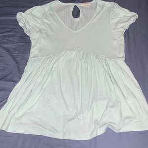 Love + Joy back key hole babydoll top